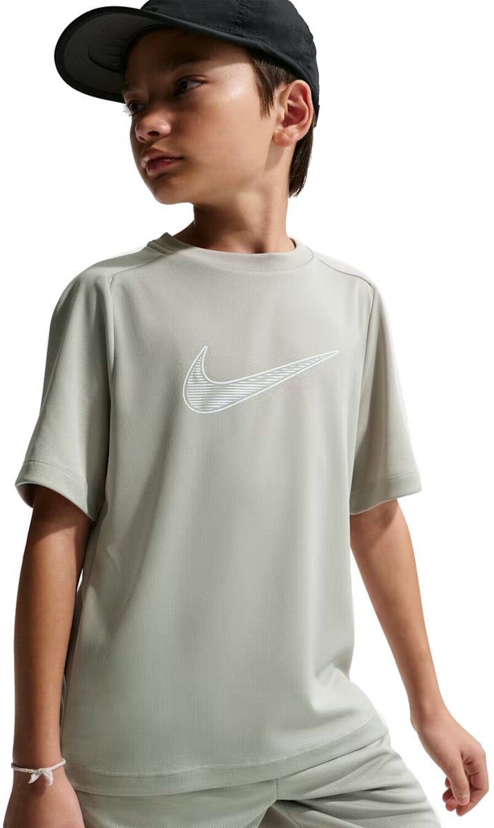 Nike Multi Swoosh T-Shirt Sparrenmist/ – Kids Wit