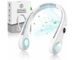 Twenty4seven® Nek Ventilator – Draagbare Nekventilator met Koeling – Mini Nek Fan – Gezichtsventilator & Handventilator – Portable Neck Fan met 5 Standen