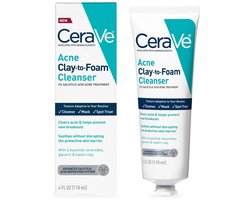 CeraVe Clay To Foam Acne Face Wash