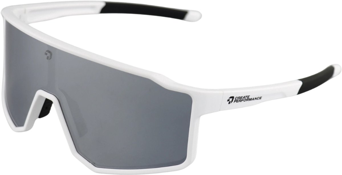 CREATE PERFORMANCE Sportbril – Gepolariseerde Sport Zonnebril UV400 – Fietsbril voor Wielrennen - Hardlopen - Outdoor – TR90 Lichtgewicht – Zilver Lens