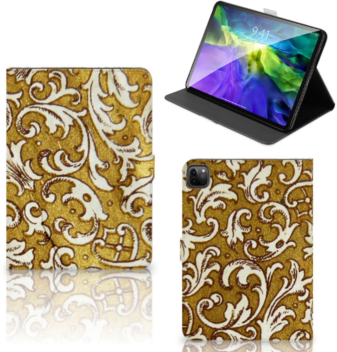 Tablet Hoes iPad Pro 11 2020/2021/2022 Barok Goud