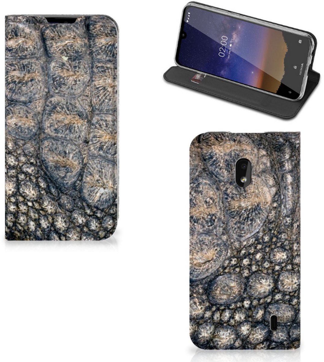 Nokia 2.2 Hoesje maken Krokodillenprint