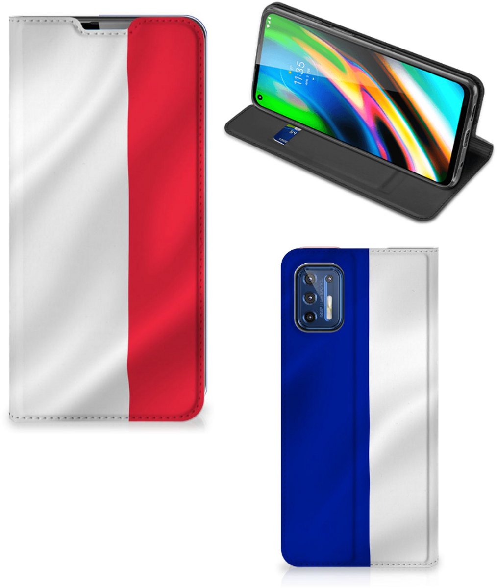 Motorola Moto G9 Plus Standcase Frankrijk