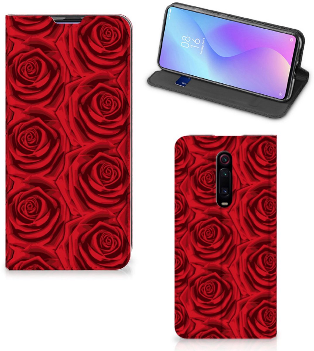 Xiaomi Redmi K20 Pro Smart Cover Red Roses