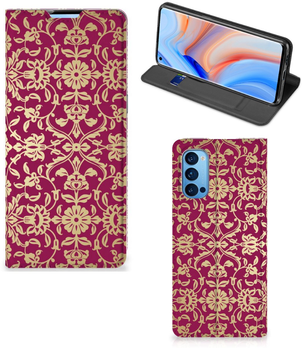 Telefoon Hoesje OPPO Reno4 Pro 5G Barok Pink