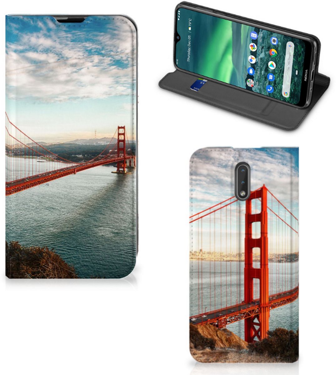 Nokia 2.3 Book Cover Golden Gate Bridge