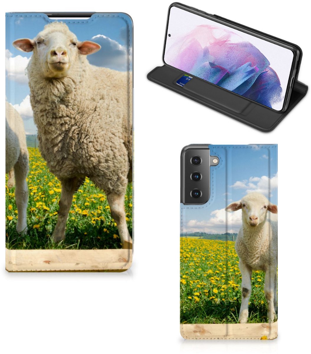Samsung Galaxy S21 Plus Hoesje maken Schaap en Lammetje