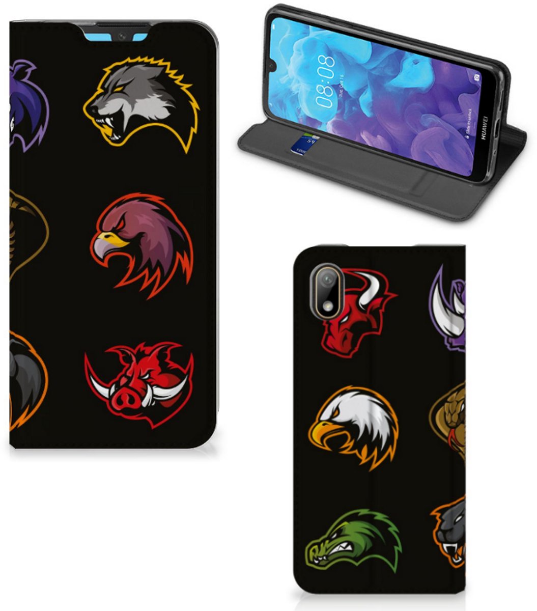 Book Case voor Huawei Y5 (2019) Magnet Case Cartoon