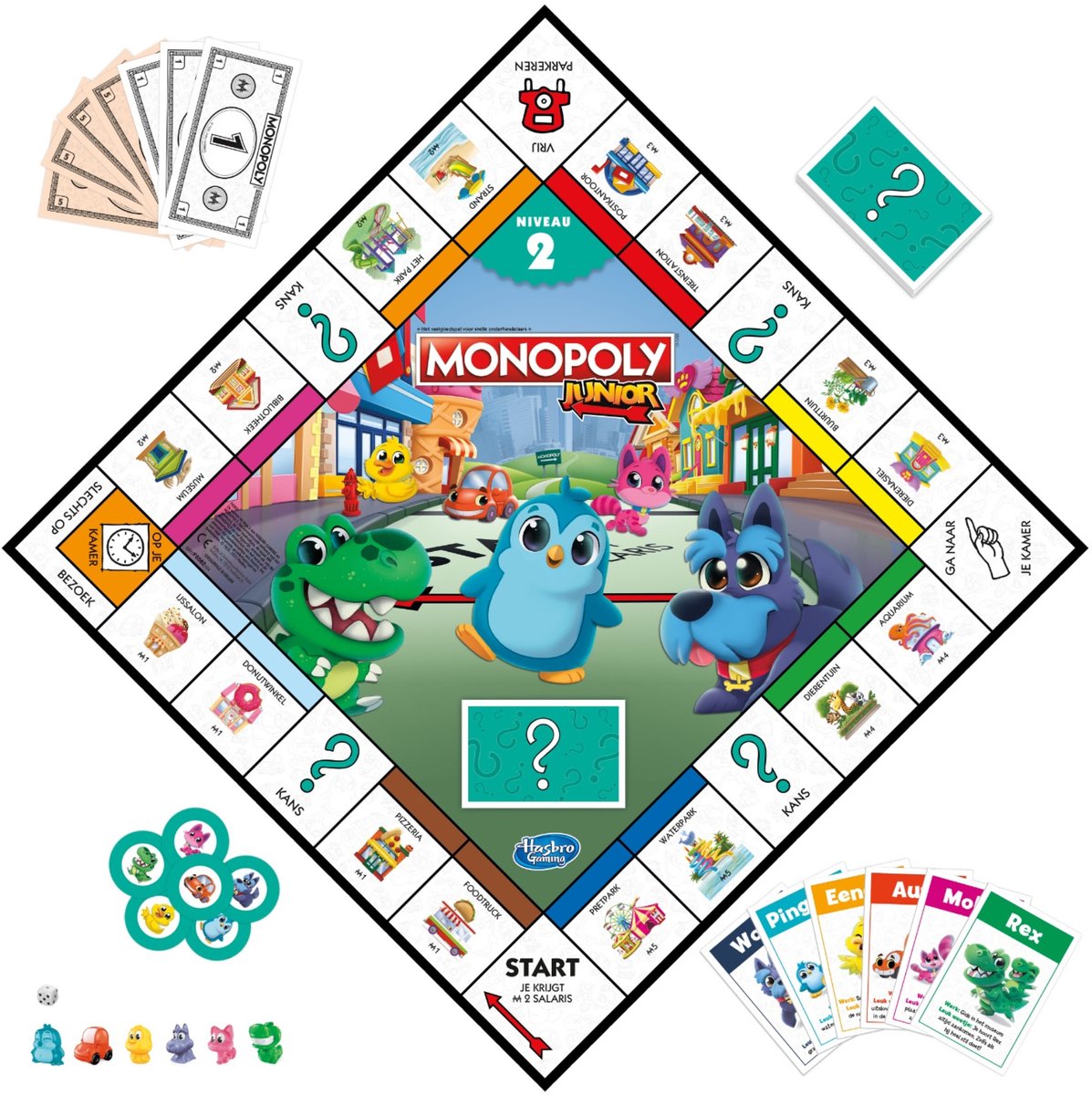 Monopoly Junior-bordspel, 2 spellen in 1 — afbeelding 10