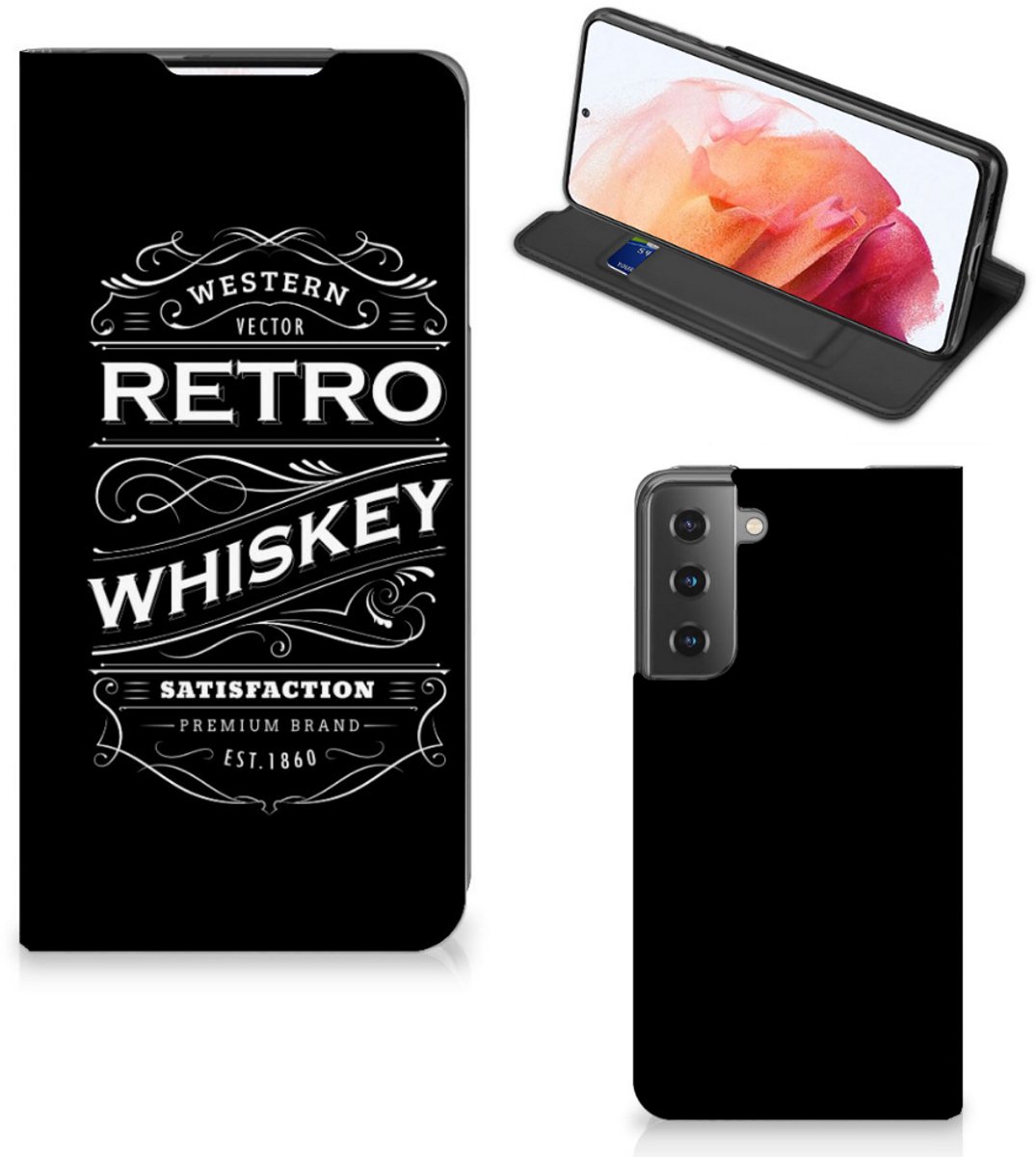 Samsung Galaxy S21 Flip Style Cover Whiskey