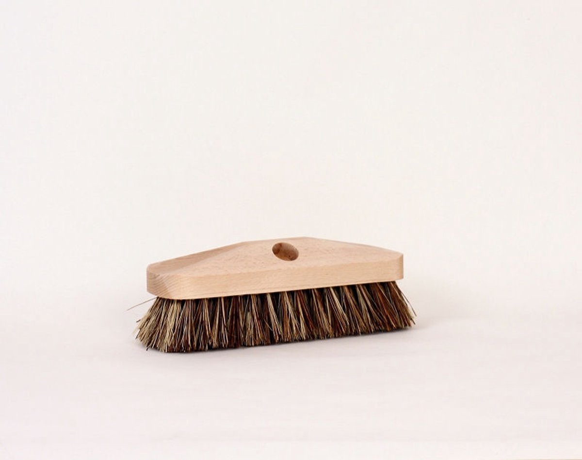 Luiwagen union houten schoonmaakborstel 23,5x5,8cm FSC tarwe.