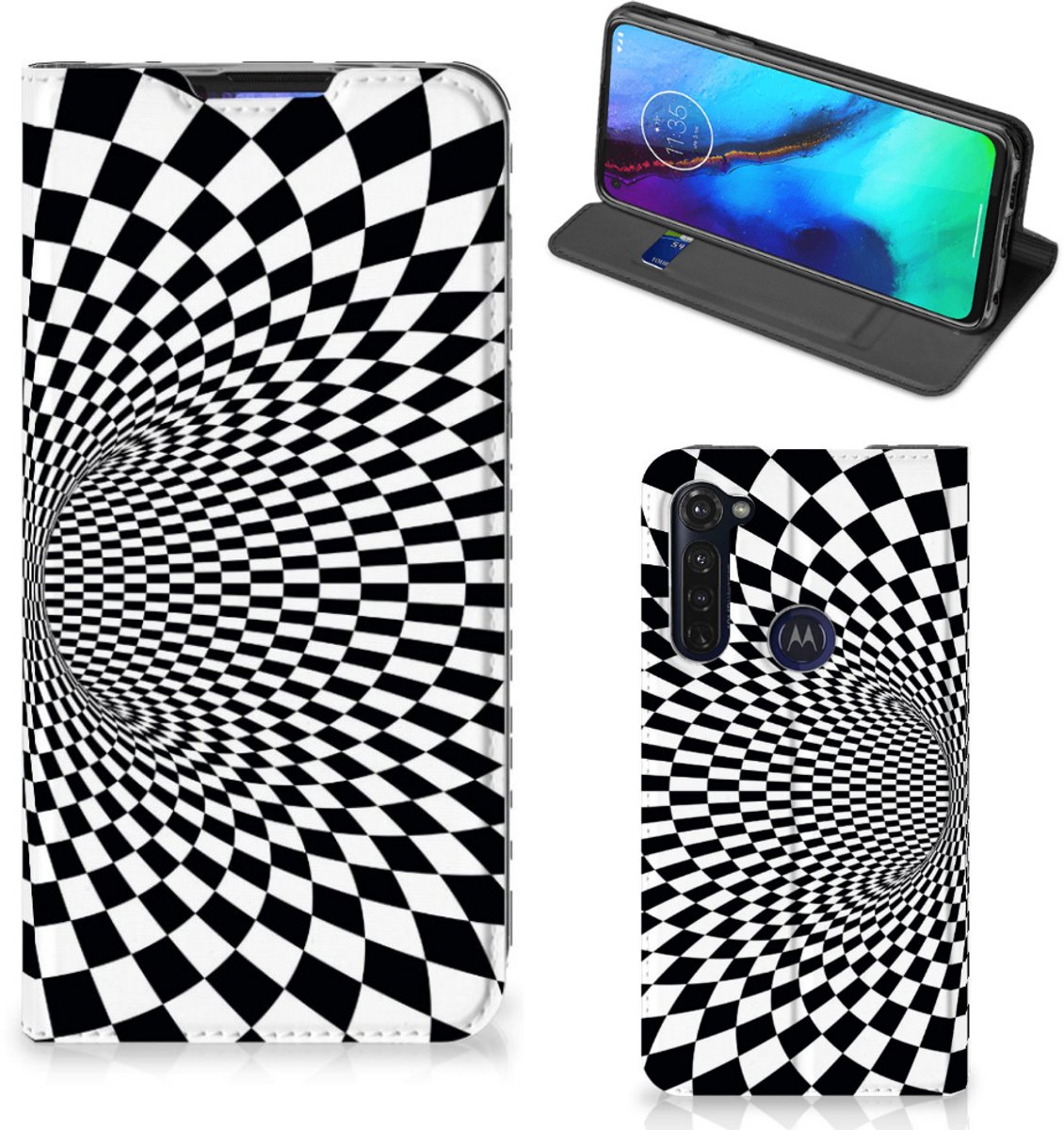 Motorola Moto G Pro Stand Case Illusie