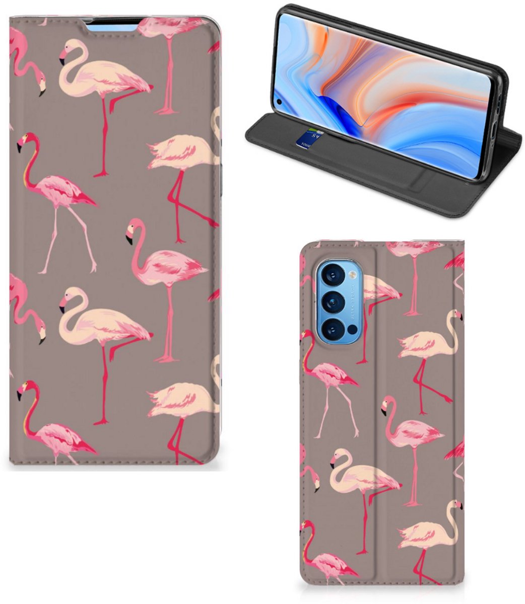 OPPO Reno4 Pro 5G Hoesje maken Flamingo