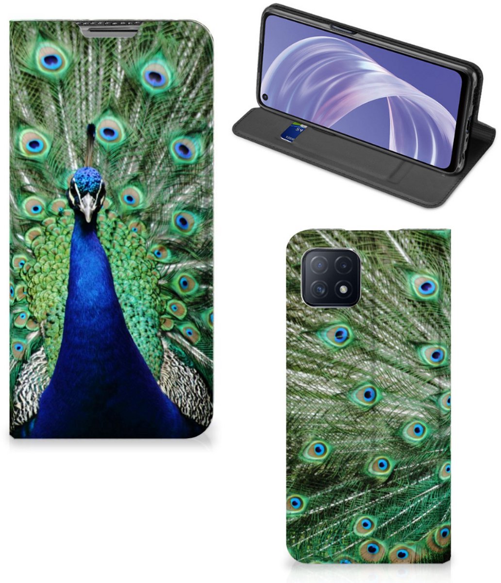 OPPO A73 5G Hoesje maken Pauw