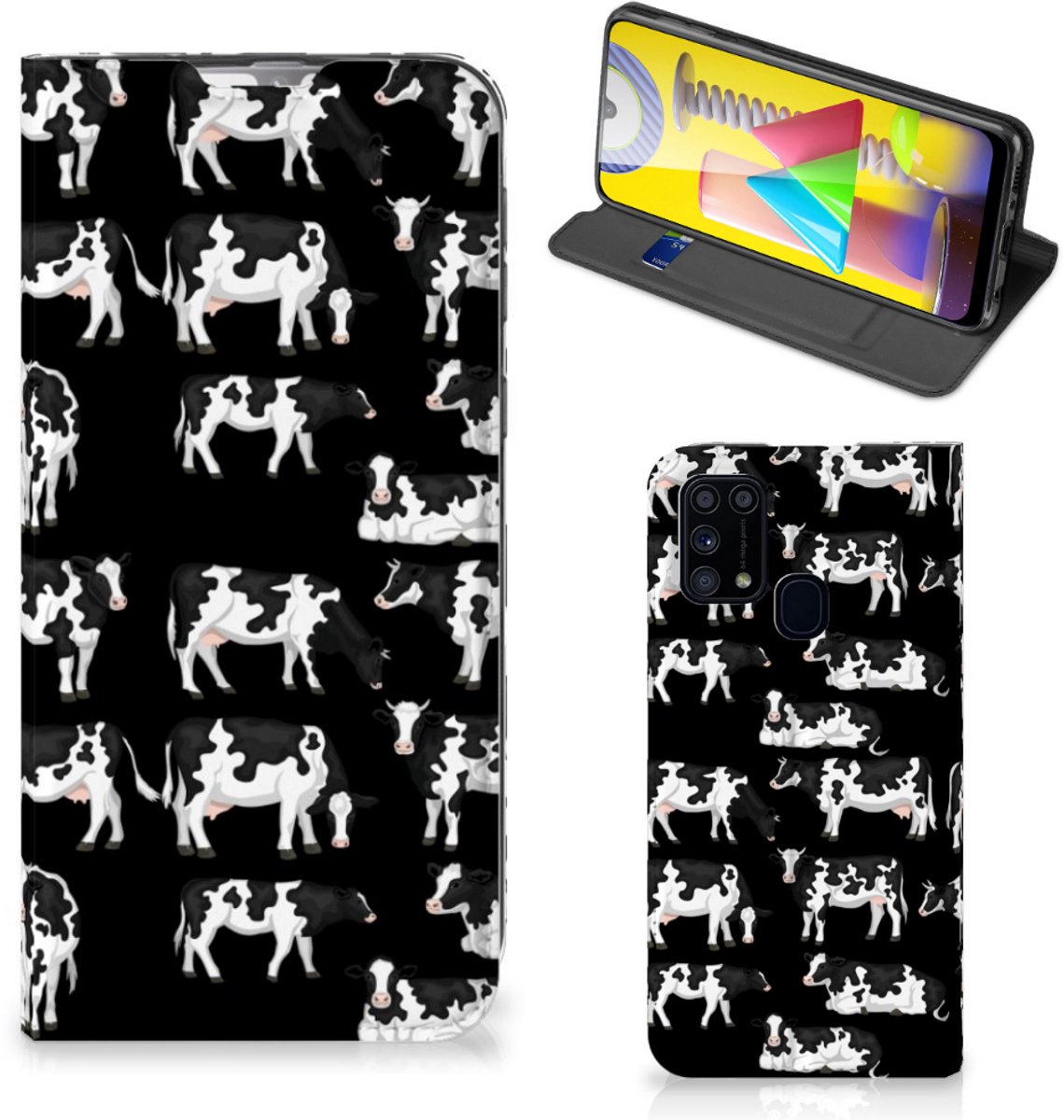 Samsung Galaxy M31 Hoesje maken Koetjes