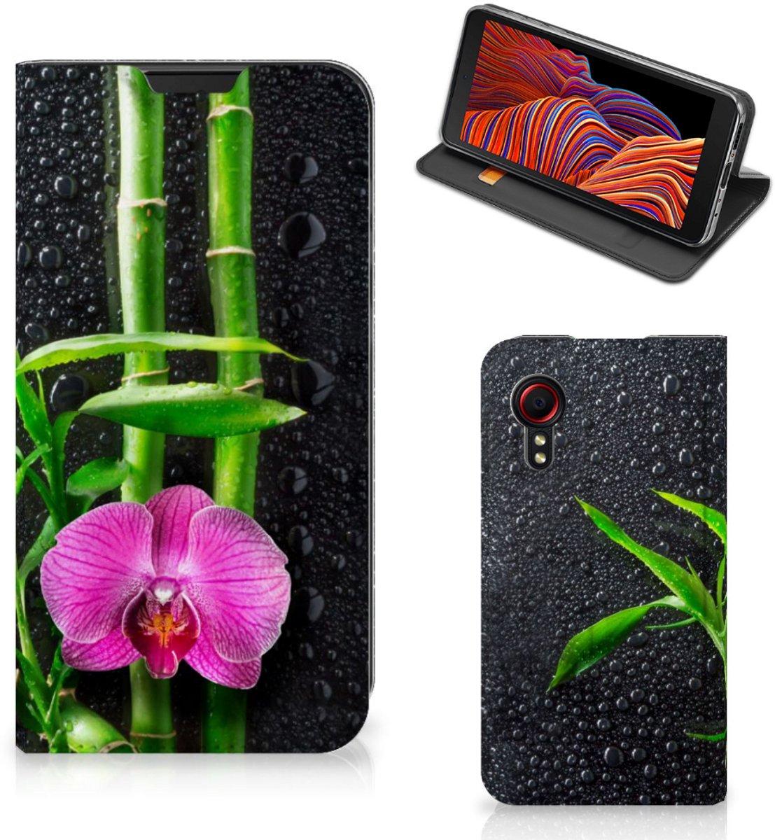 Samsung Galaxy Xcover 5 Smart Cover Orchidee