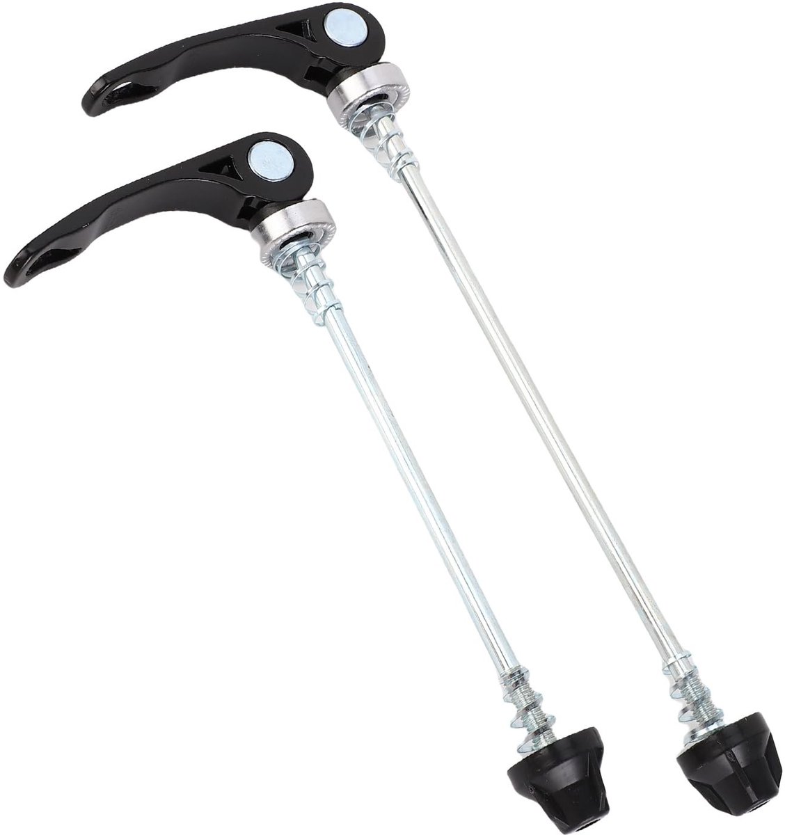 Allecto - Fiets Snelsluitingen - Ultra Light Quick Release - Zwart - Voor Voor- en Achterwielen - Geschikt voor Mountainbikes en Racefietsen