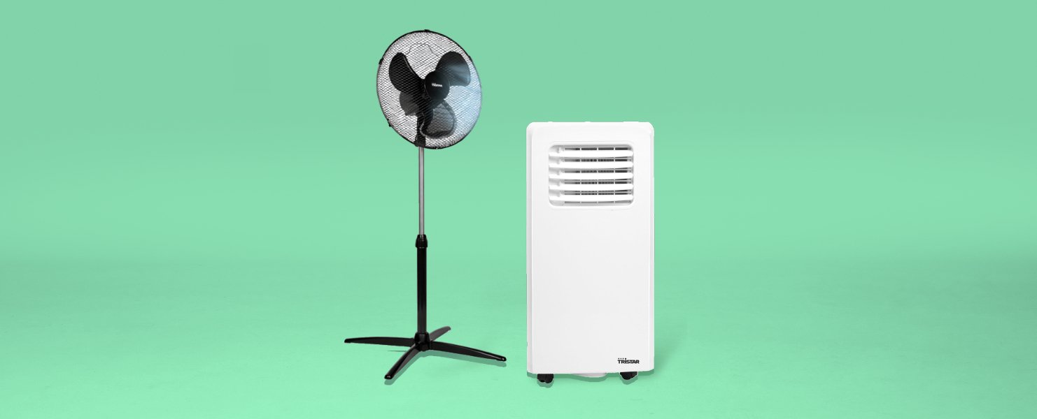 Met airco of ventilator