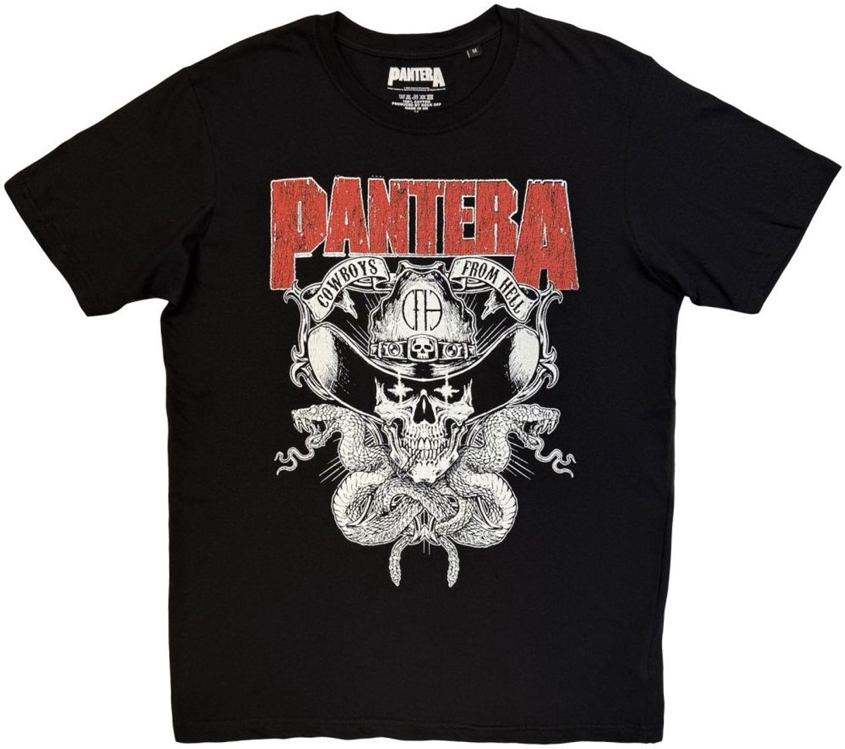 Pantera - Snake Skull Heren Tshirt - S - Zwart