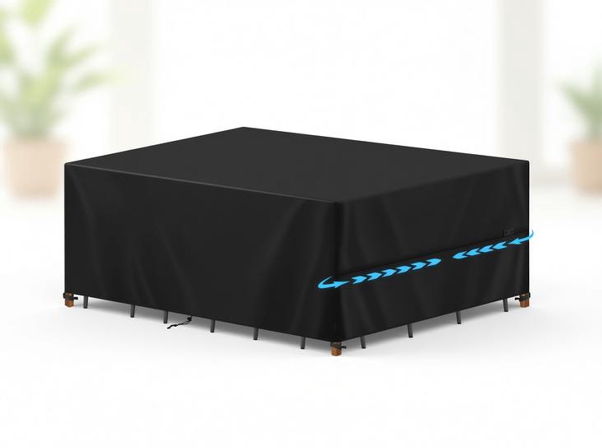 ElleMooi Beschermhoes voor buitenmeubels – waterdicht 420D Oxford, UV-bestendig, voor bank 240x140x90 cm