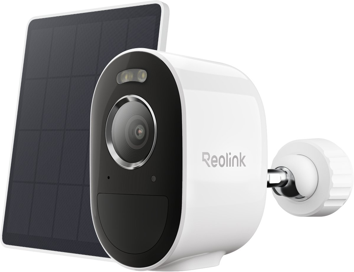 Reolink 3K 5MP Accucamera - 2.4/5GHz Dual-Band - Slimme detectie - Kleurnachtzicht - Draadloze installatie - Argus Series B330 + zonnepaneel Lite
