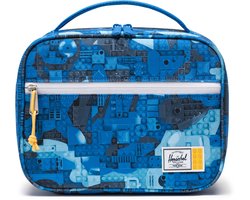 Herschel sac thermique LEGO Pop Quiz Lunch Box Little Herschel Abstract Bricks Blue bleu