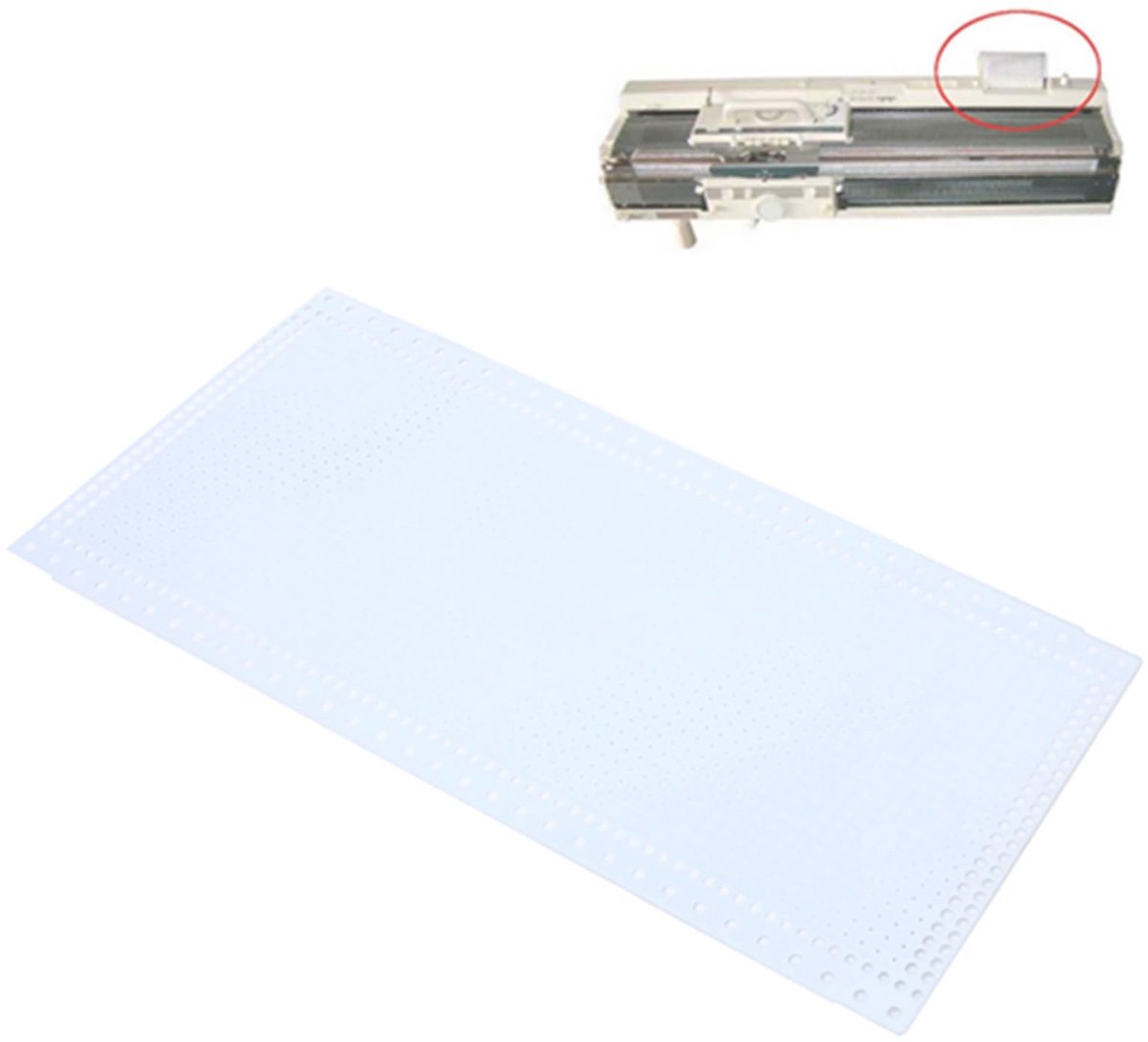 Dailygoods- Ponskaarten 24 Stuks - Breimachine-accessoires - Bloempatroonkaarten - Duurzaam Papier - Geschikt voor KH821/KH831/KH851/KH860/KHJ880/KH868/KH871/KH881/KH892/KH893/KH894/KH260 - Breikaarten