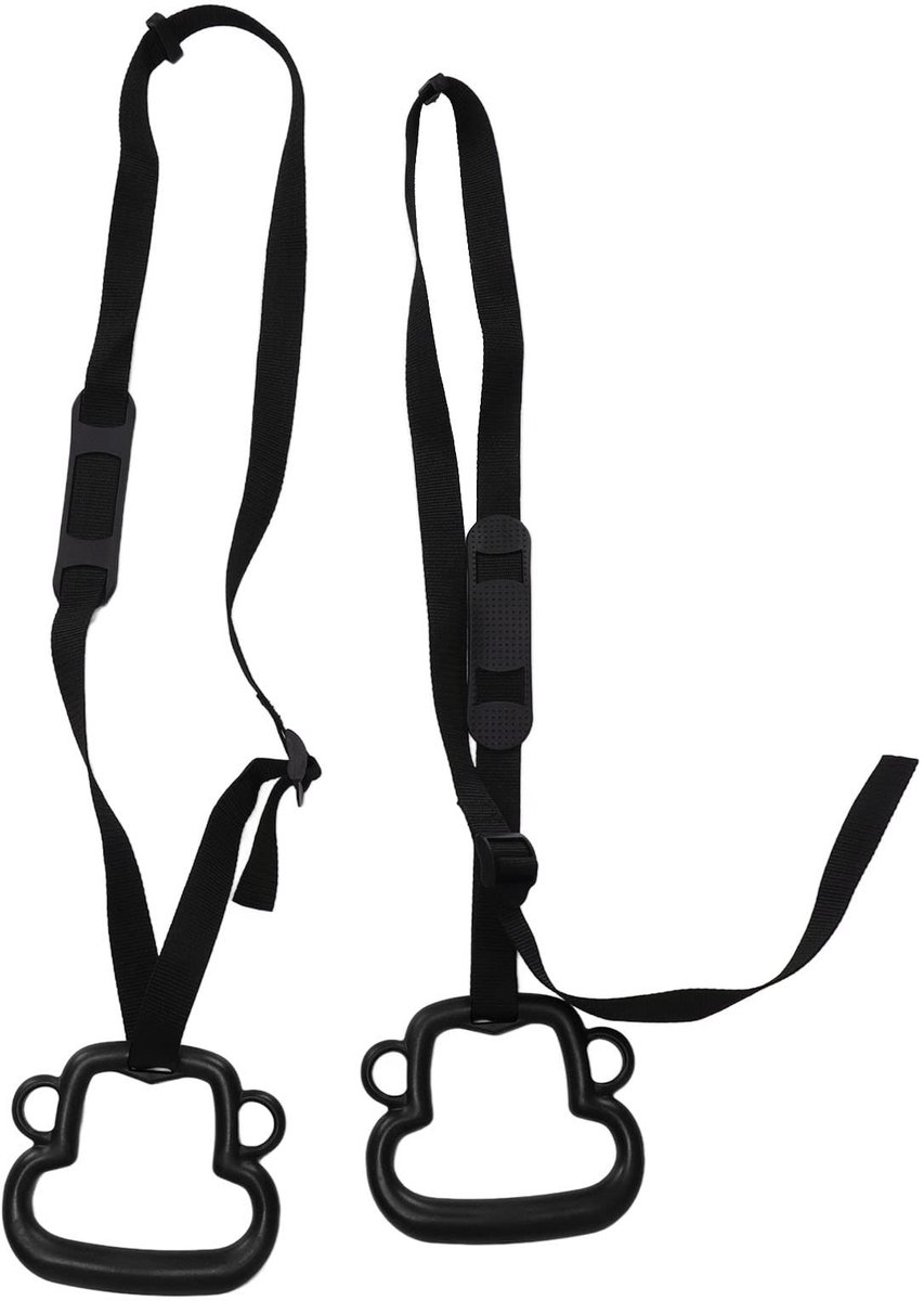 Dailygoods- Gymnastiekringen Ergonomisch - Verstelbare Riemen - Outdoor Fitnessringen - Apenringen - Klimringen - Belastbaar tot 150 kg