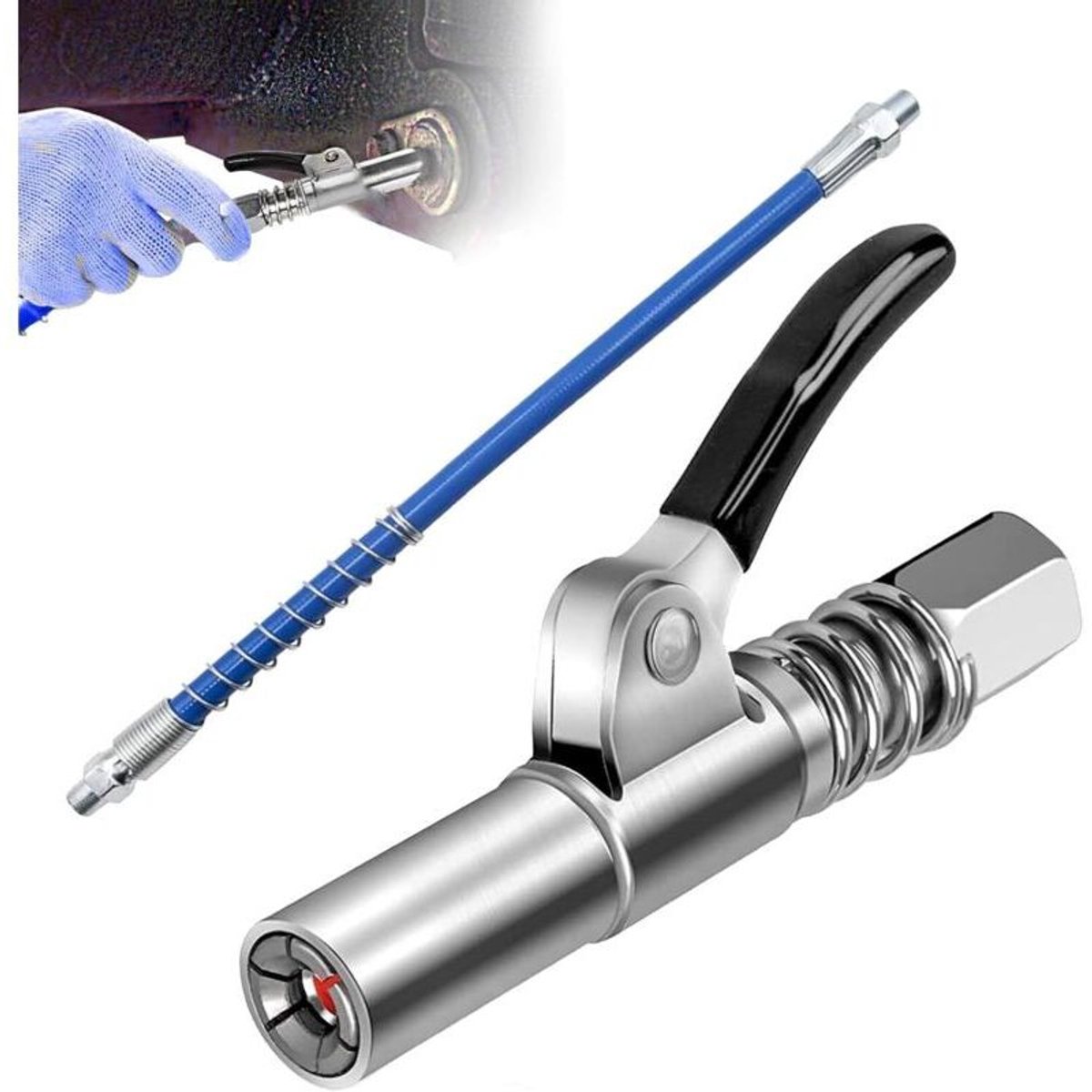 Vetpistoolconnector, originele vetpompmondstukconnector, vetpompmondstuk, vetpistool, vetpistoolconnector