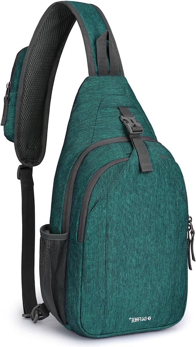 Crossbody Sling Bag met RFID-bescherming, waterdicht en ideaal voor wandelen en reizen