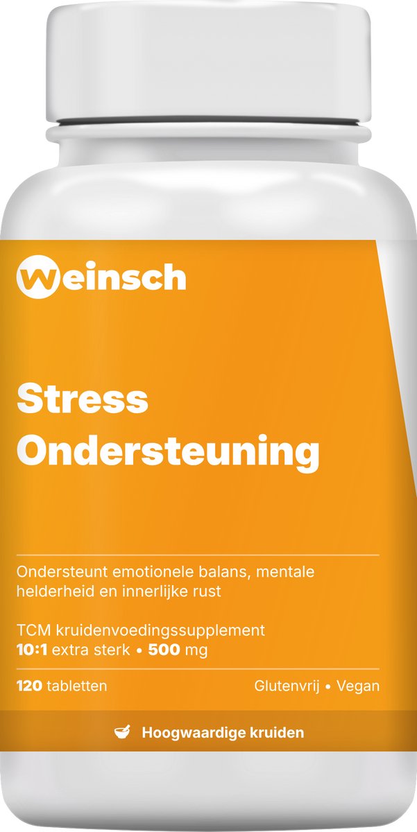 Weinsch Stress Ondersteuning (Xie Xin Dao Chi Pian) | 10:1 extra sterk | 500mg | 120 tabletten