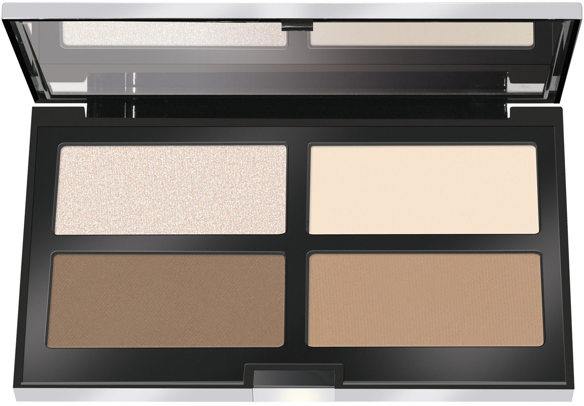 Bol.com Pupa Contouring & Strobing Powder Palette 17.5 g - #001 Light Skin aanbieding