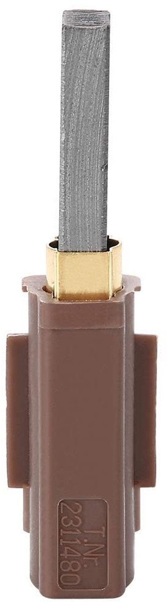 Dailygoods - Vervangende Motor Koolborstel - Geschikt voor Ametek Lamb - Duurzaam en Hoog Temperatuur Weerstand - Zwart - Vacuum Onderdelen - Voor Hui...