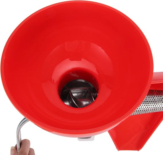 Cosensi - Dailygoods - Dailygoody - Handmatige fruitpers - Tomatenpers - Eenvoudig te bedienen - 27 x 34 x 22 cm - Multifunctioneel filter - Geschikt voor thuisgebruik — afbeelding 4