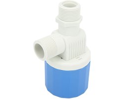 Dailygoods- Vlotterklep Volautomatisch - Hittebestendig - Slijtvaste Waterniveauregelklep - Verhoogde Waterafgifte - Nylon Materiaal - Roestvrijstalen Moeren - Waterpeilregelaar