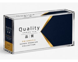 Acrylic Acryl Case Prismatic Evolutions Super-Premium Collection SPC - UV Protection - Quality Cards