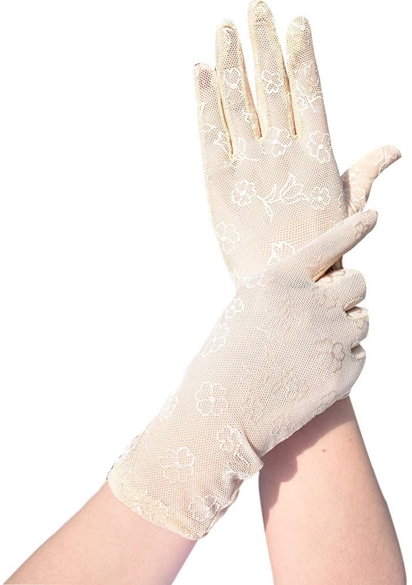 ZEYNOMAX - Vingerloze Trouwhandschoenen - Elegante Kanten Handschoenen voor Meisjes