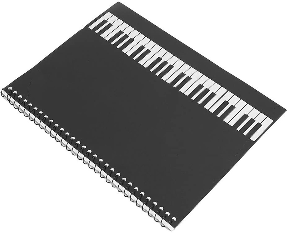 ZEYNOMAX- Muzieknotitieboekje 50 Pagina's - Hoogwaardig Papier - Notatie/Bladmuziek - Schrijfpapier - Voor Muziekschrijvers - Comfortabele Schrijfervaring - Muziekboek