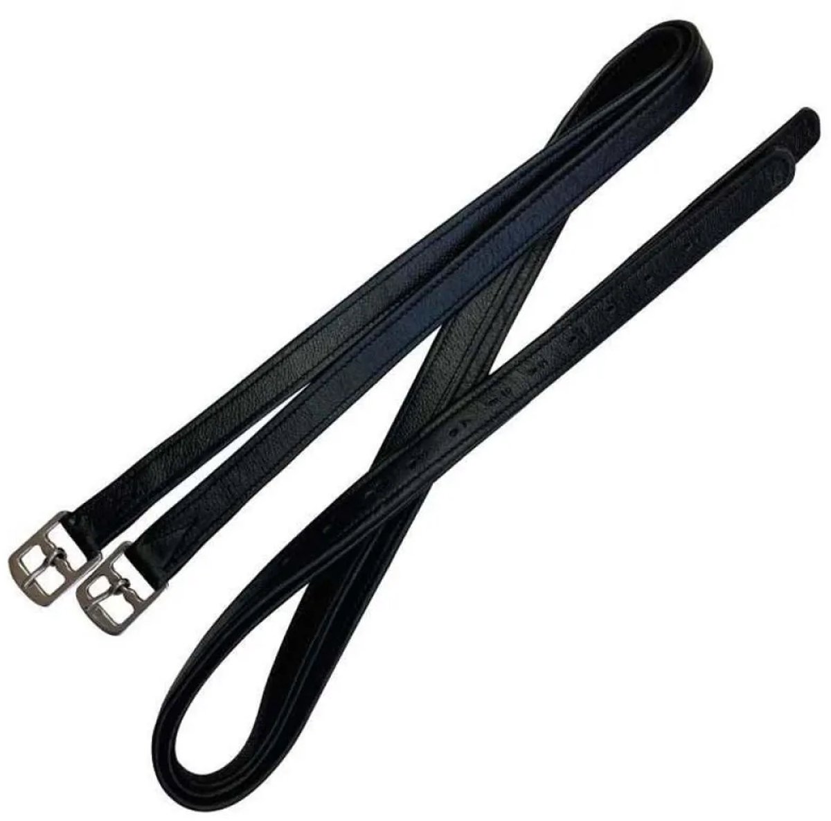 Marjoman Distribucion Soft Leather Stijgbeugelriemen Zwart 145 cm