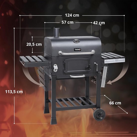BBQ Wagen - Barbecue Wagen - Barbecue - BBQ - Vlees - Grillen - BBQ met Wieltjes van Merkloos — afbeelding 3