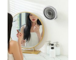 Wandventilator met Afstandsbediening - Muurventilator - Ruimte Koelen - Met Nachtlampje - 3…