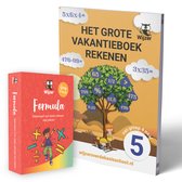Vakantieboek Rekenen van groep 4 naar groep 5 + Formula Rekenspel - Compleet Oefenpakket voor de Zomer - Wijzer over de Basisschool (Editie 2026)