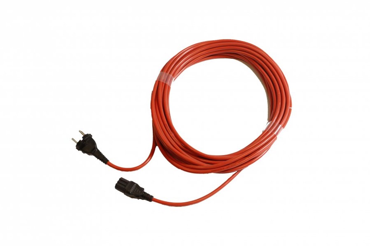 Poltisteam, gelijkwaardige aan origineel, Aansluitsnoer geschikt voor Numatic PPR240 / Henry / Hetty Plus series - 12.5 meter - 905061