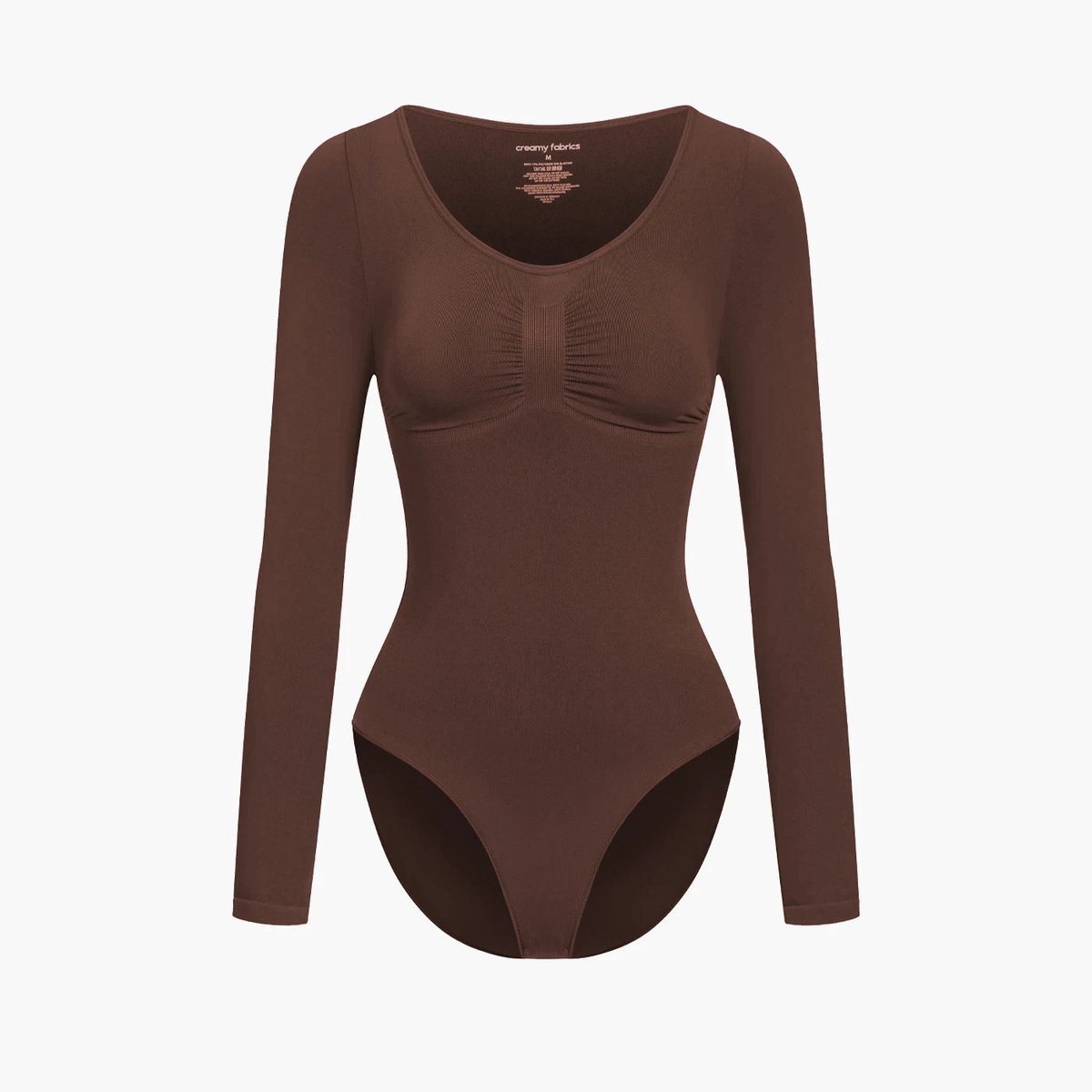 cfab by creamy fabrics Creamy Fabrics - Bodysuit Sculpting Shapewear Lange Mouwen - Ademend - Anti-Zweet - Ultra Zacht - Maximaal Comfort - Sculptend - Ideaal Voor Een