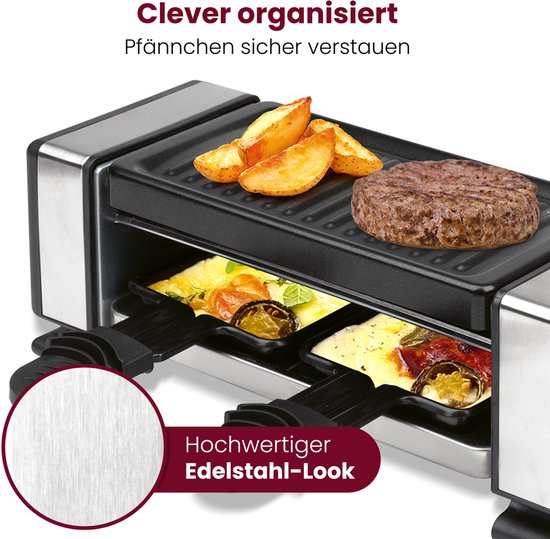 ProfiCook RG 1324 – Gourmetset – Raclette – 2 of 4 Personen - 2x350W — afbeelding 2
