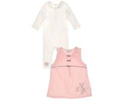 Disney Bambi - 2-delige set - lange romper+tuniek - off-white/roze - maat 86 (24 maanden)
