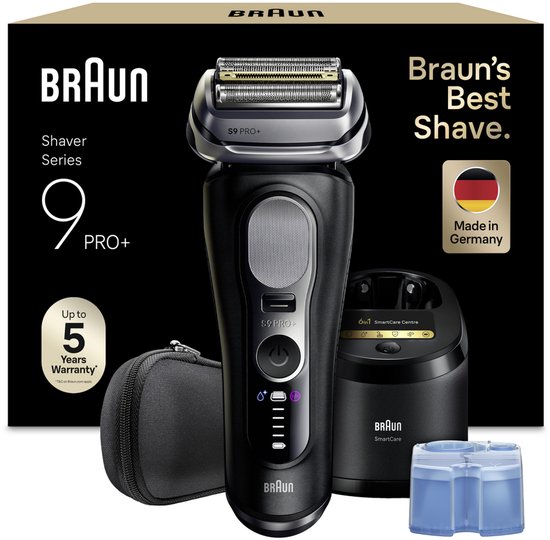 Braun Series 9 PRO+ Elektrisch Scheerapparaat - Pro SensoAdapt - SmartCare Center - 9660CC - Zwart - Scheerapparaat voor Mannen