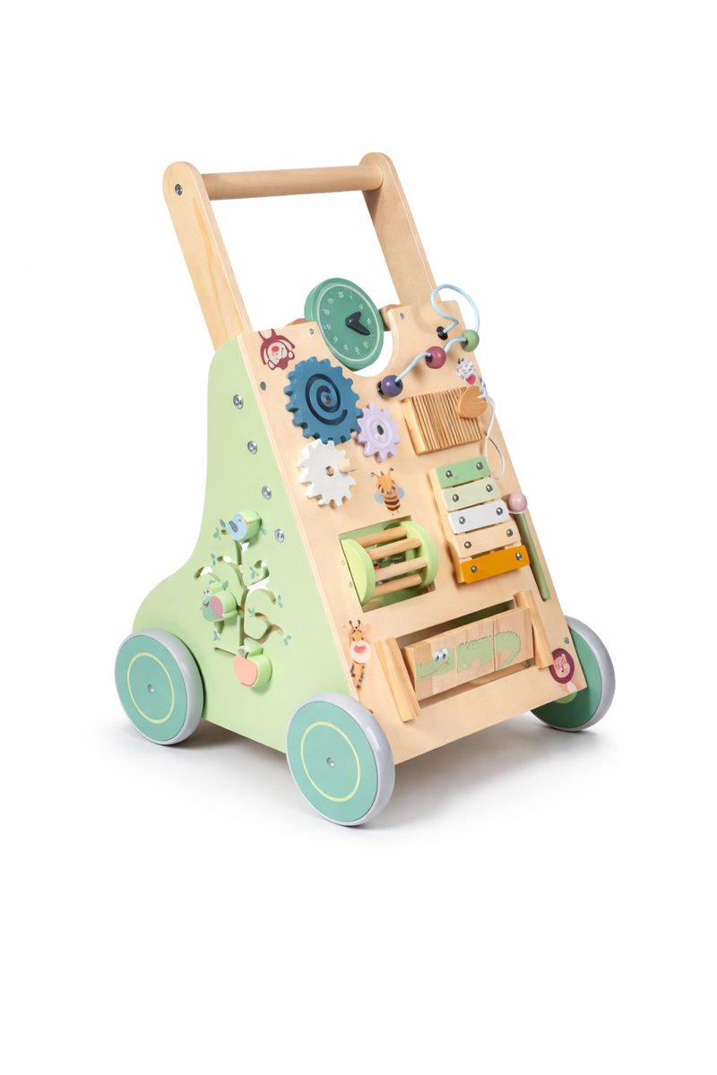 loopwagen - baby - groen