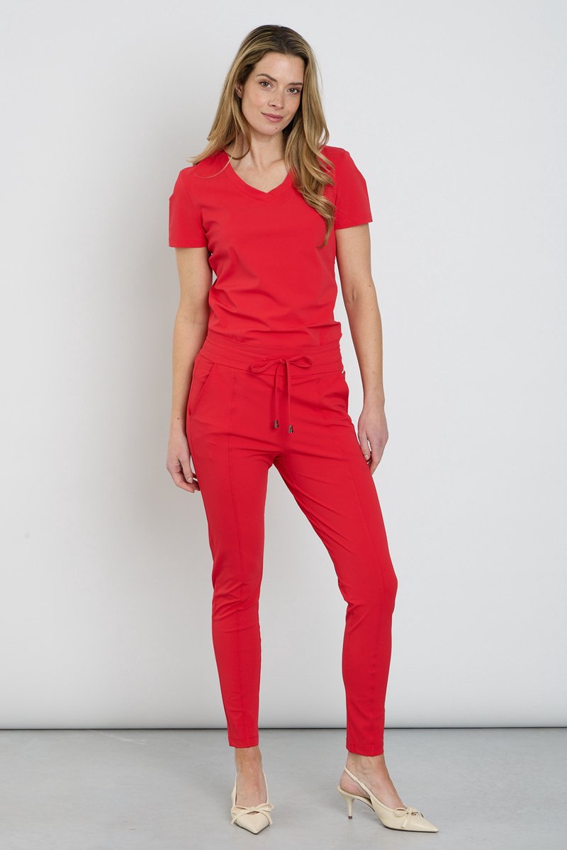 Mi Piace Travel Broek Dames - Rood - Maat XXL/44 - 202016