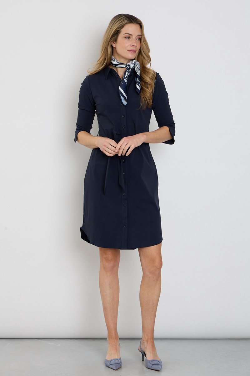Mi Piace Travel Jurk Dames - Navy - Maat XL/42 - 202092